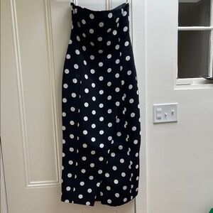 Zara Black Dress with White Dots